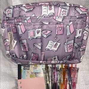 Purple Stationery Organizer